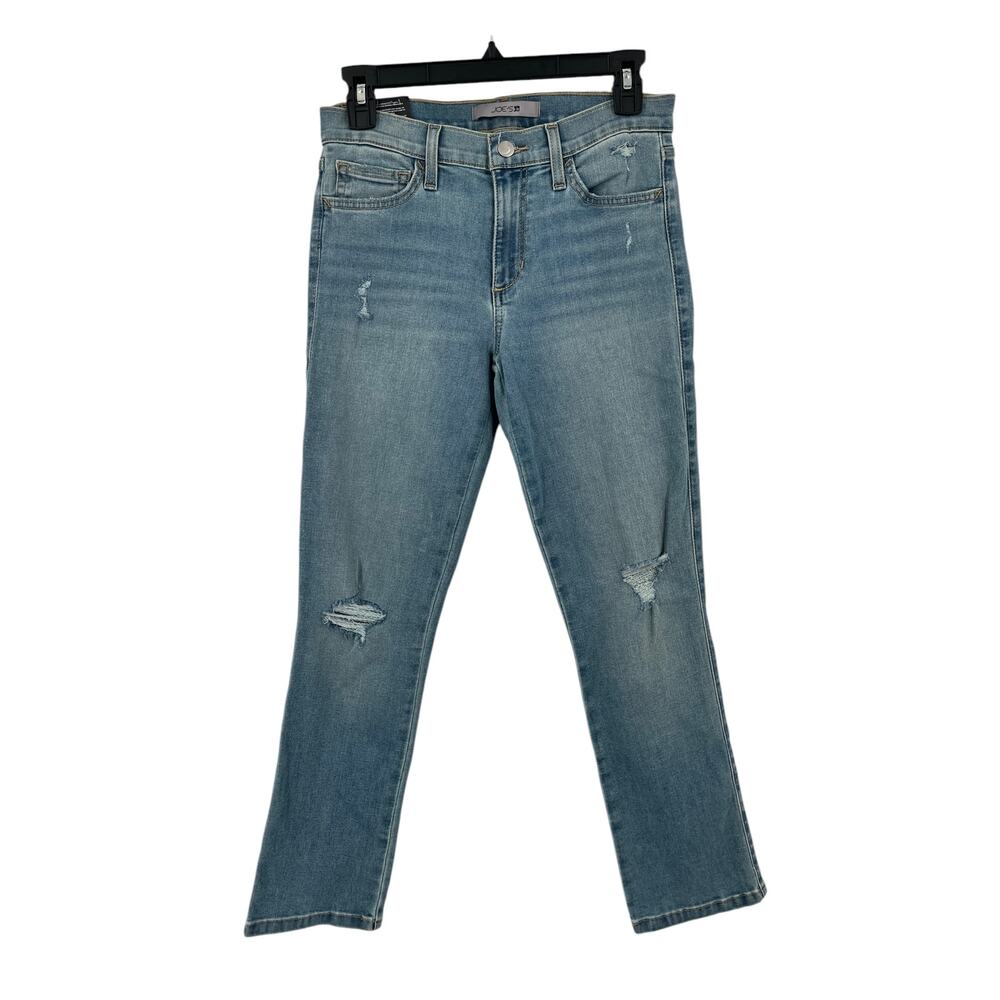 Joe's Jeans straight crop Mid-Rise Distressed Denim size 26
